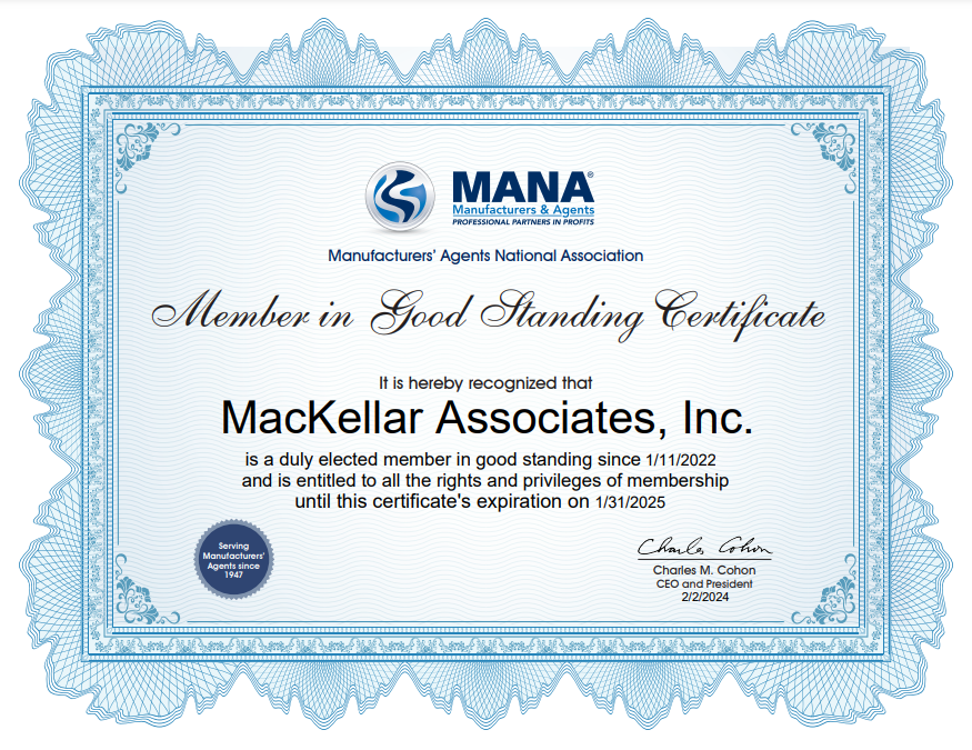 MANA good standing member mackellar 